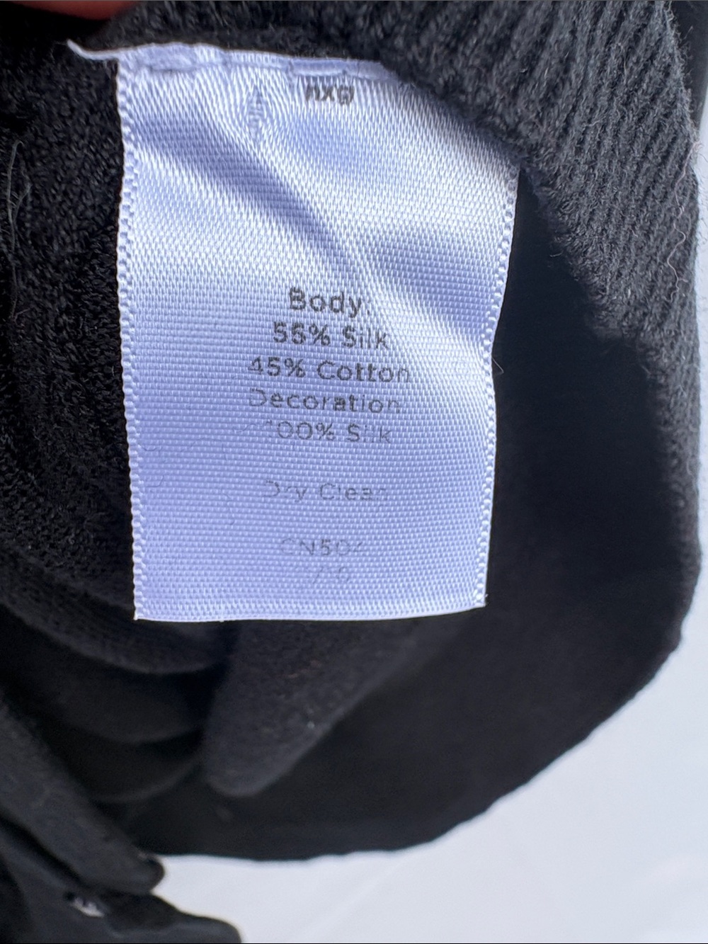 Talbots Black Ruffle-Textured Button Cardigan - Picture 3 of 10